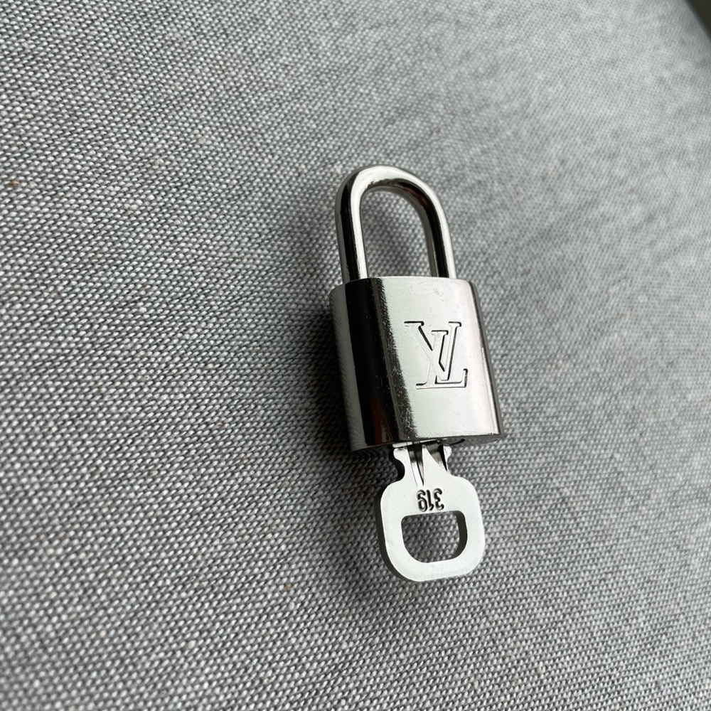 Louis Vuitton Silver Lock & Key